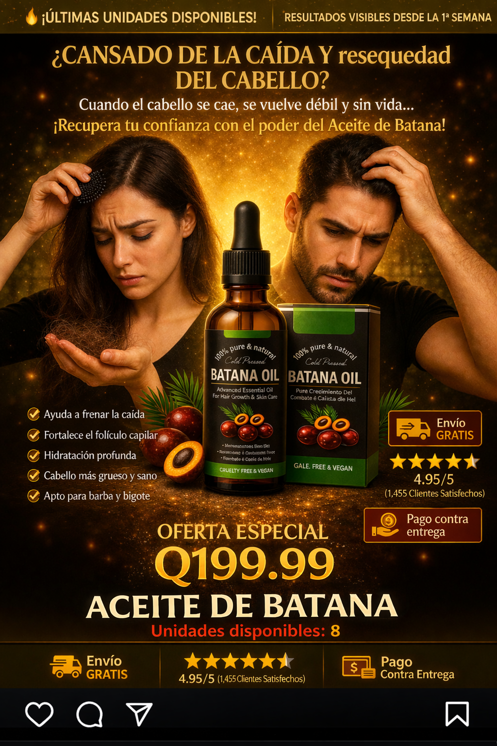 TRATAMIENTO CAPILAR ACEITE DE BATANA