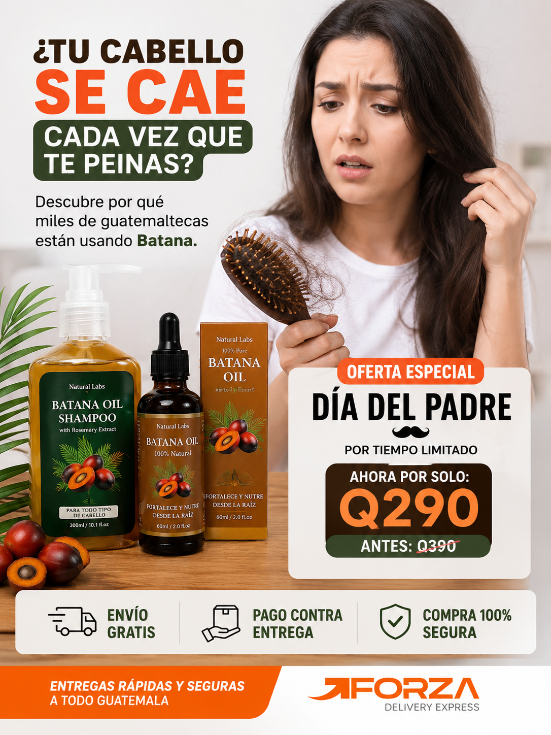 Oferta 2X1 Shampoo y Aceite de Batana