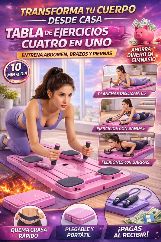 Tabla Pilates desde casa portatil.